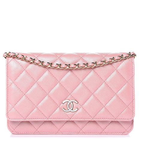 chanel caviar wallet on chain pink|Wallets on Chain .